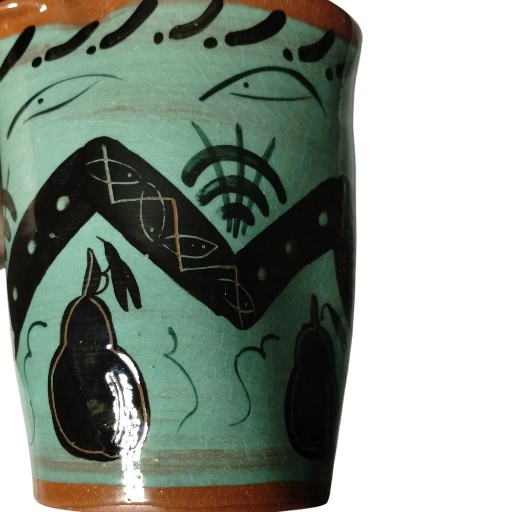 Studio Pottery‎ Pitcher Eye Mark Southwestern Folk Art 7